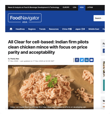 All Clear for cell-based: Indian firm pilots clean chicken mince with focus on price parity and acceptability