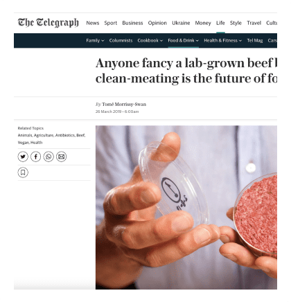 Anyone fancy a lab-grown beef burger? Why clean-meating is the future of food